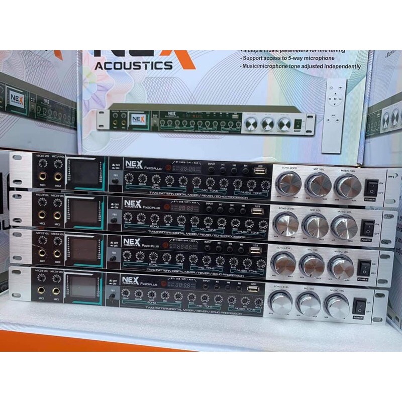 Vang Cơ Nex Fx 20 Plus đình đám nhất Năm 2020 về rồi các bác .!! có khiển từ xa chống hú khi hát có cổng quang và úb....