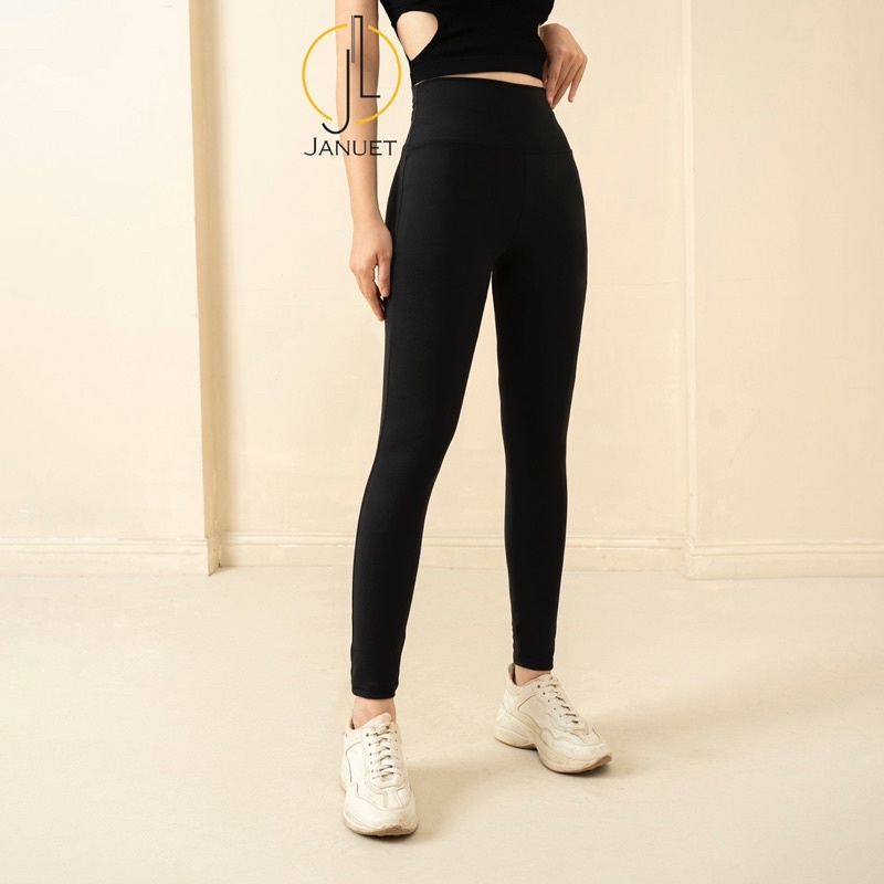 Quần Legging Dài Cạp Cao Gen Bụng Januet Vải Đẹp Loại 1 Che Khuyết Điểm - JD03