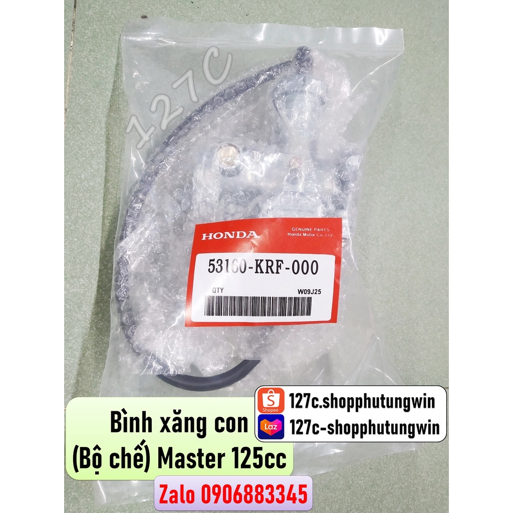 Bình xăng con / Chế hoà khí Honda Master 125cc phù hợp CG125 GD110 Bonus125 Husky125