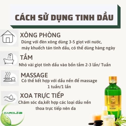 Tinh dầu nước hoa Caroline 500ml/1000ml