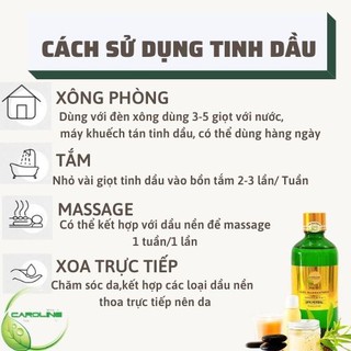 Tinh dầu Quế Caroline 10ml/50ml/100ml
