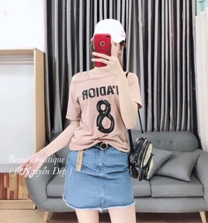 Áo thun lệch vai 