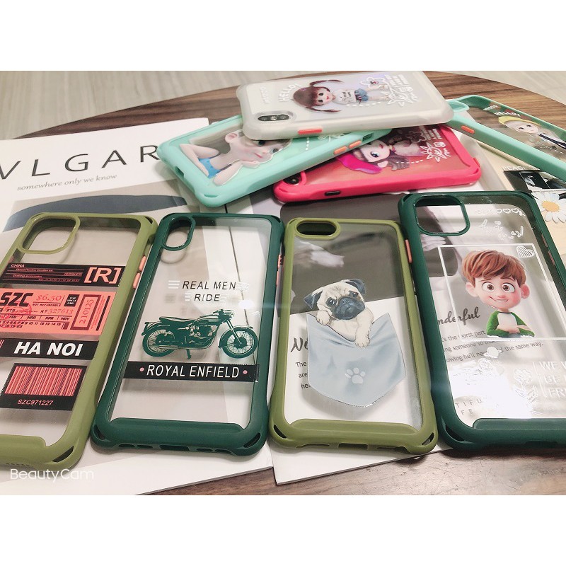 [Siêu rẻ] Ốp Lưng IPHONE Viền Màu In Hình BabyCute Bảo Vệ 4 góc full dòng 6/6s đến 11promax- H Case