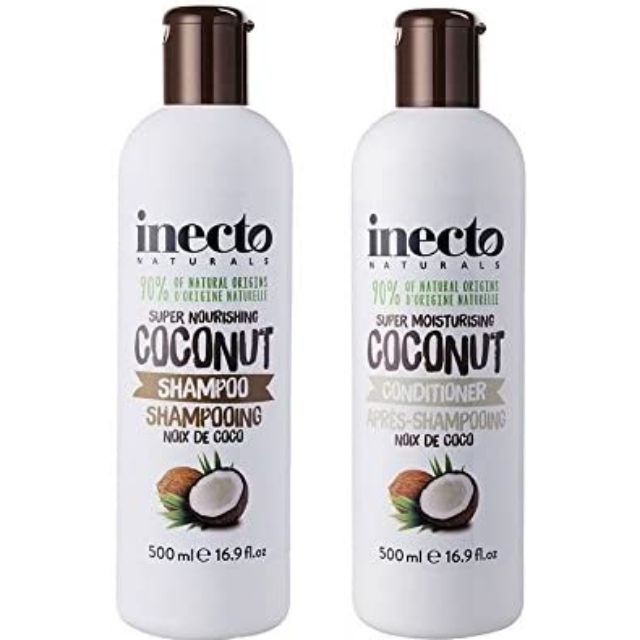 Dầu gội/xả Inecto Natural tinh dầu dừa 500ml