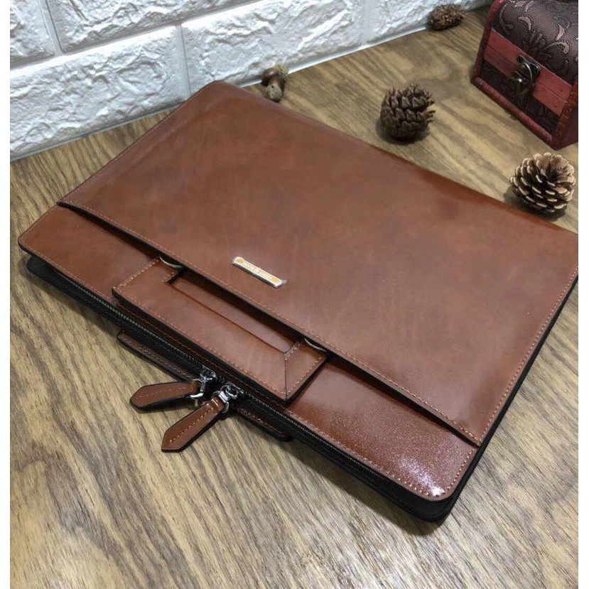 (ST) Cặp da cầm tay, da bò | BigBuy360 - bigbuy360.vn