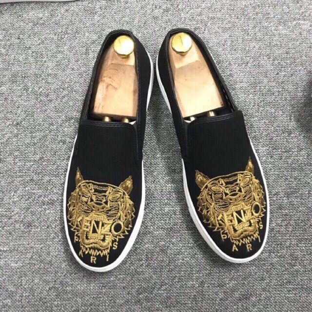 Giày lười nam thêu hổ kezzo cực chất