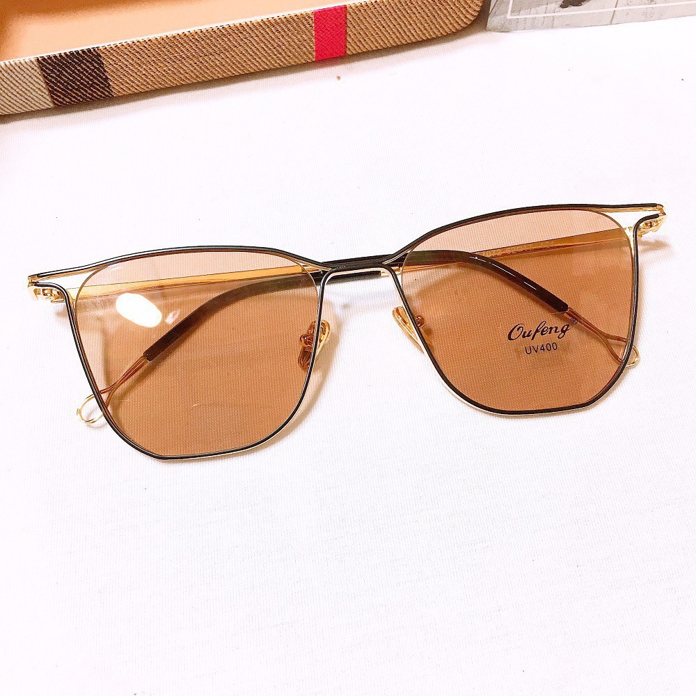 [Gía siêu rẻ] Gọng kính mát mắt mèo 7072 đã đeo là XINH -Nhận Cắt Mắt-Tặng kèm hộp+khăn+Chai nước lau kính