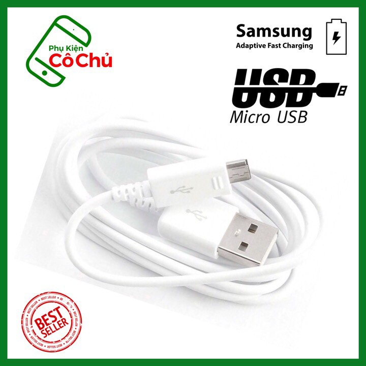 Dây Cáp Sạc Micro USB dài 1M2 Zin cho Galaxy Note 4, Note 5, S6, S7
