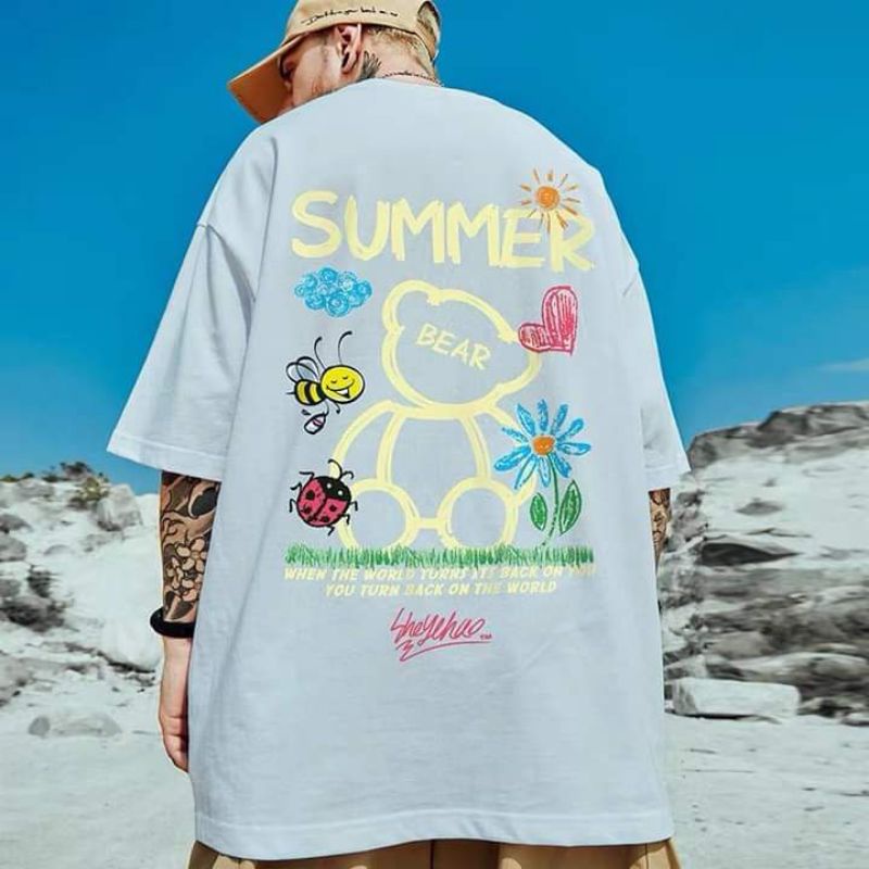 Áo thun tay lỡ form rộng unisex MSP14088 | BigBuy360 - bigbuy360.vn