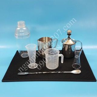 Commbo 8 dụng cụ pha chế quầy cà phê , barista