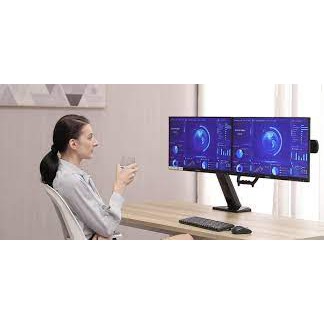 Giá Treo Màn Hình Máy Tính Kẹp Bàn 2 Màn Hình - NB32 -  - Hàng Chính Hãng - Model 2021