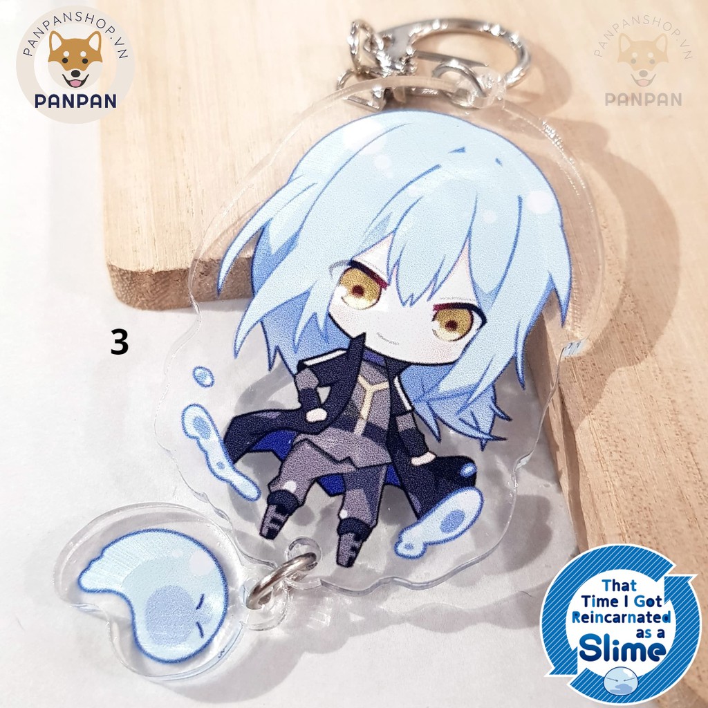Móc Khoá Anime Mica Rimuru Treo + móc mini Tensura - Tensei Shitara Slime datta ken