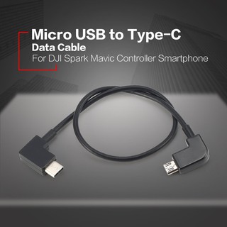 Micro USB to Type-C Data Cable Line For DJI Spark Mavic Controller