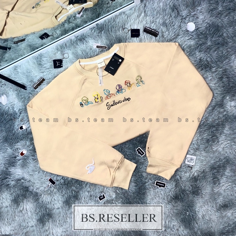 Áo sweater tròng đầu TOSS SADBOIZ/SADBOIZAINTCRY