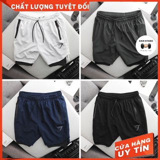 Quần Short Hai Lớp [HÌNH THẬT] Quần Short Dù Nam Thể Thao Hai Lớp