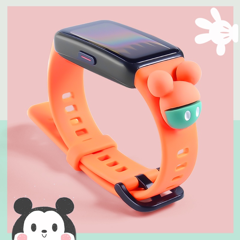 Dây Đeo Silicone Thay Thế Cho Đồng Hồ Thông Minh Huawei Band 6 7 / Honor Band 6