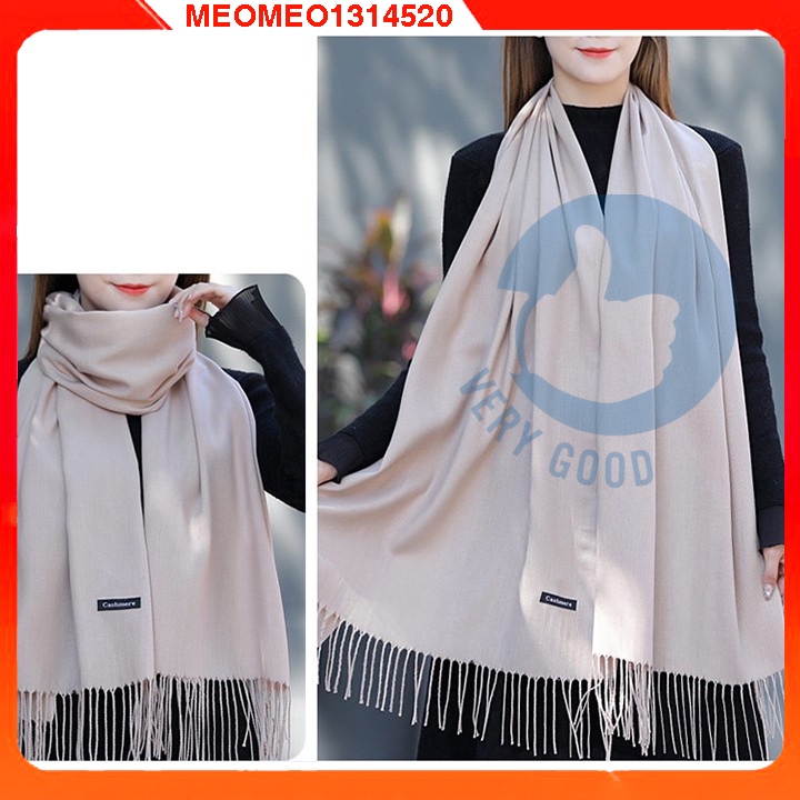 Khăn len lông cừu dệt mịn quàng cổ thời trang nam nữ CASHMERE (hàng loại 1) nhiều mẫu cao cấpmeomeo