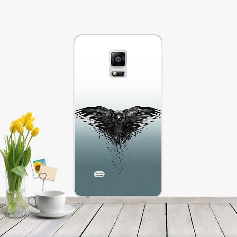 Ốp lưng Bằng Silicone Mềm In Họa Tiết Hoa Lá Cho Samsung Galaxy Note Edge N9150 N915 Sm-N915F