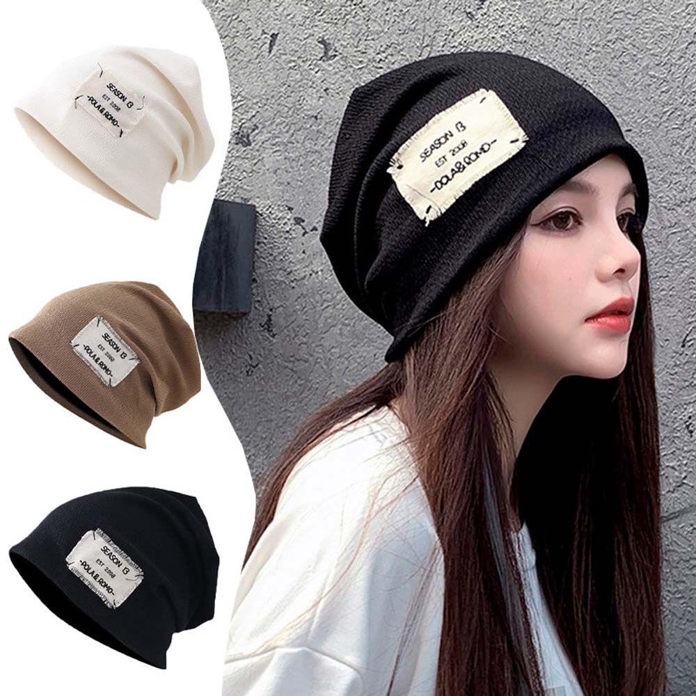 Mũ Beanie Dệt Kim Phong Cách Hip hop Thời Trang Xuân Hè Hàn Quốc Cho Nữ