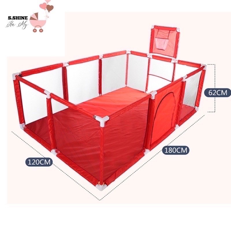 Tặng 50 bóng Quây bóng cho bé kèm khung bóng rổ hàng cao cấp