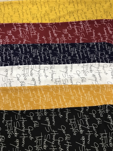 Vải lụa hàn châu chữ cao cấp