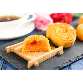 Bánh Trung Thu Lava Custard Trứng Chảy Đài Loan 6 cái không hộp