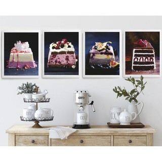 4 Ảnh Trang Trí Tiệm Bánh, Quán Trà Sữa, Phòng Bếp - Ép Sẵn Plastic