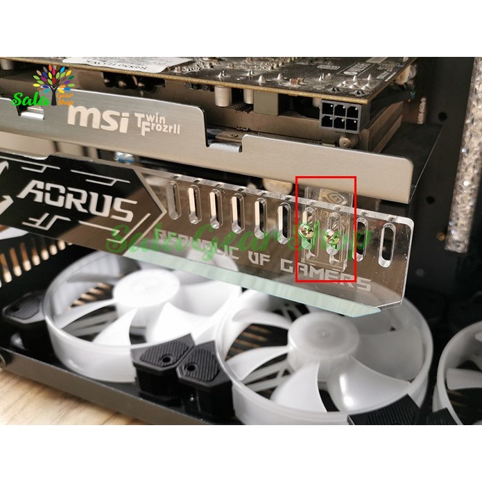 Đỡ Card VGA Coolmoon Aorus - Rog Auto LED RGB
