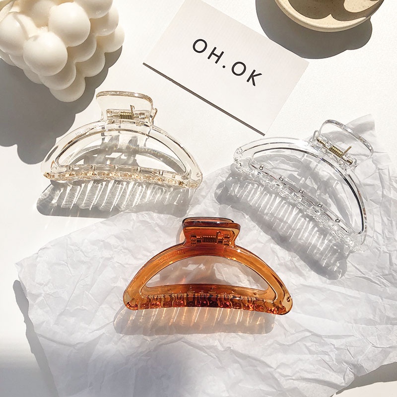 ✨✨Kẹp Tóc Hình Cá Mập Đính Ngọc Trai Phong Cách Vintage Cho Nữ