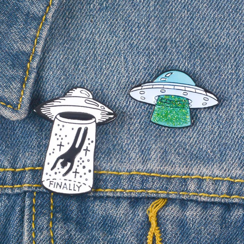 Pin cài áo đĩa bay UFO - GC033