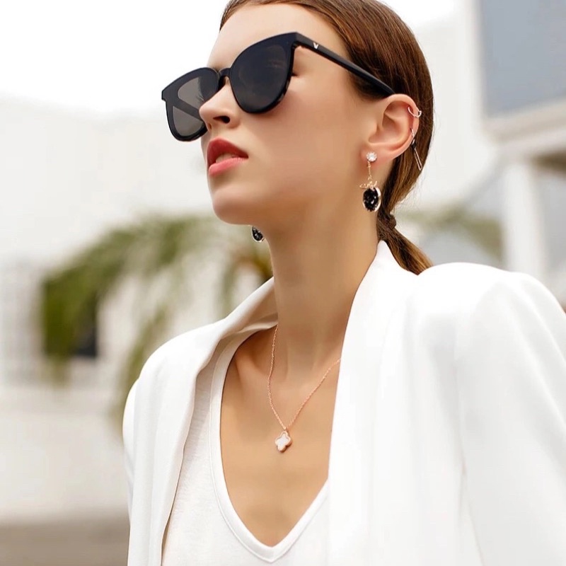Kính Mát Thời Trang Nam Nữ Unisex Hàn Quốc, Kính Râm Mắt Tròn G.M Fullbox Loại 1 Chống Tia UV Tốt Thời Trang