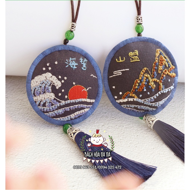 DIY Túi Thơm Họa Tiết Thêu Thủ Công Xinh Xắn Giải trí tình yêu，Hàn tay Tự Thêu - Bách hóa Na Na Handmade
