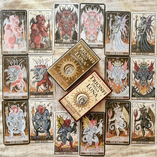 Bộ bài Trionfi della Luna Paradoxical Tarot Illustrated Pips Edition