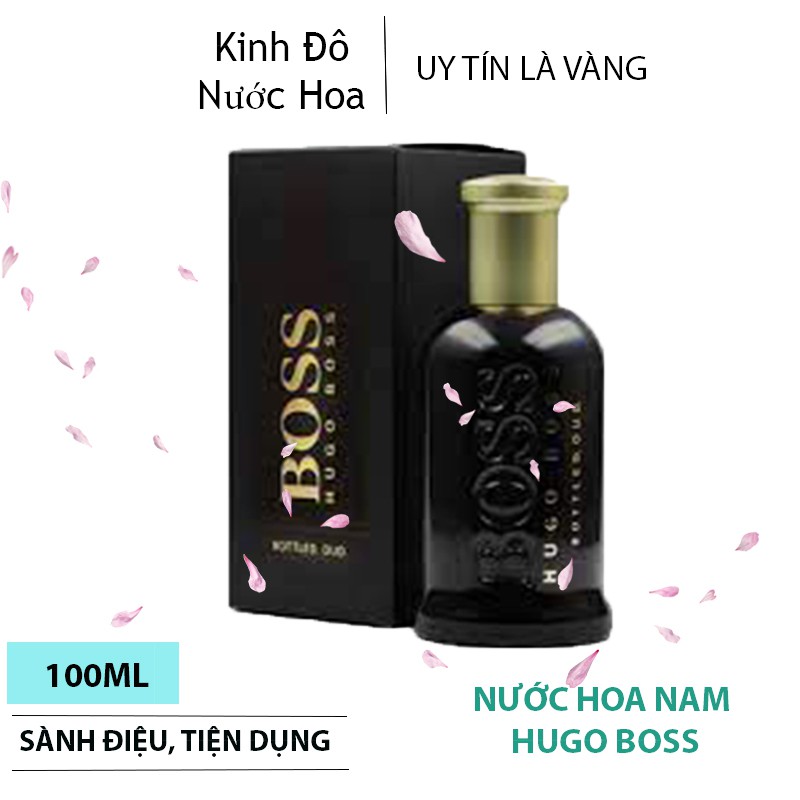 Nước Hoa Hugo Boss Bottled Oud Cologne 100ml Dạng Xịt Hương Thơm Nam Tính, Mạnh Mẽ Lưu Hương Đến 12H