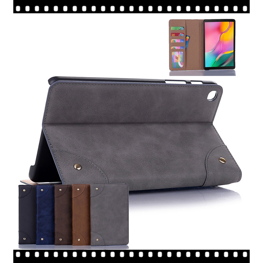 Bao da máy tính bảng SM-T295 T290 chất liệu PU cổ điển giản dị cho Samsung Galaxy Tab A 8.0 2019 | BigBuy360 - bigbuy360.vn