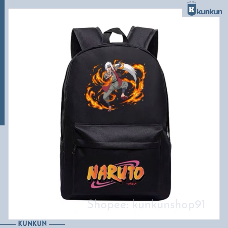 Balo Đi Học Đen Naruto Nam Nữ Unisex Giá Rẻ