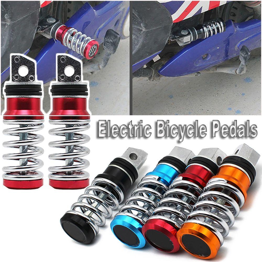 BEAUTY 1 Cặp Bàn Đạp Xe Đạp Điện Bằng Hợp Kim Nhôm Kèm Chốt Cài Đặt