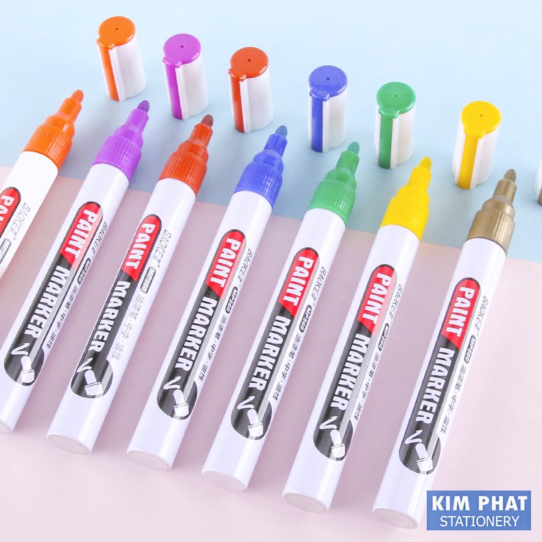 Bút sơn, PAINT MARKER không thấm nước, chống phai màu BaoKe MP560