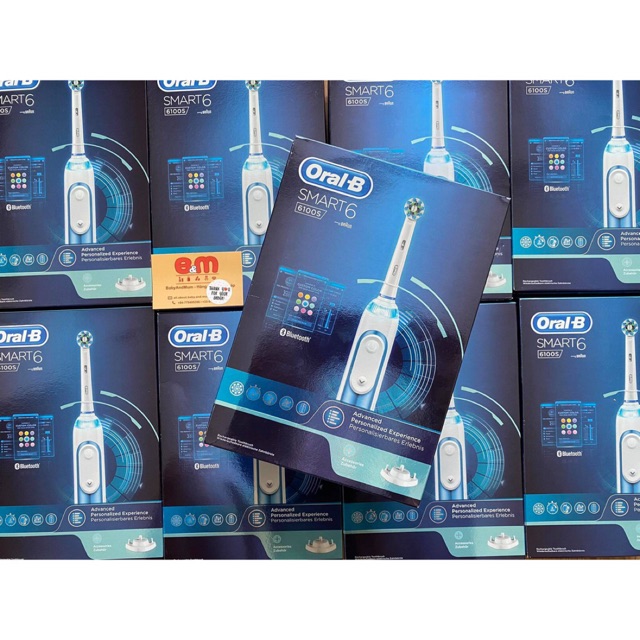 Bàn chải điện Oral B Bluetooth Smart 4100S, Smart 4000W và Smart 6100s SensiUltrathin - Made in Germany