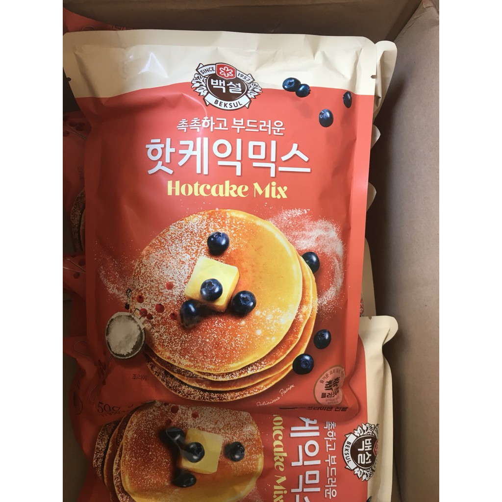 Bột Làm Bánh HotCake CJ Gói 500G - Nhập Khẩu Hàn Quốc