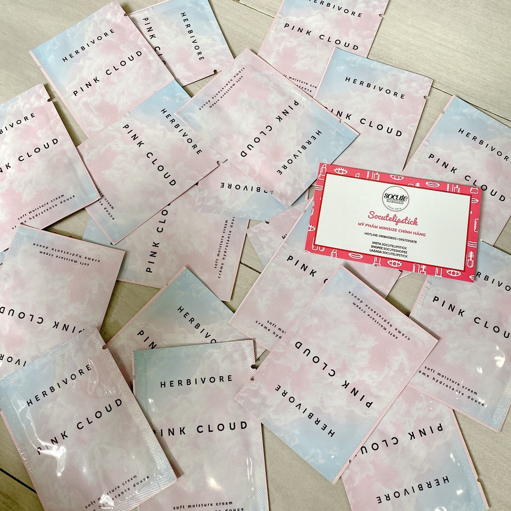 Sample Kem Dưỡng Ẩm Cấp Nước Herbivore Pink Cloud Soft Moisture Cream