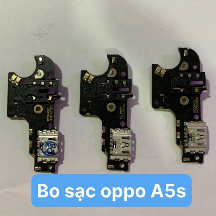 Cụm đuôi sạc, Bo sạc, chân sạc, micro, oppo A5s zin theo máy