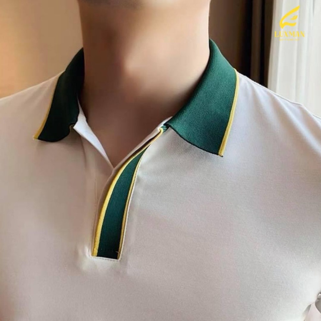 Áo polo nam cao cấp cổ bẻ chất liệu cotton xịn, form dáng hiện đại trẻ trung năng động.