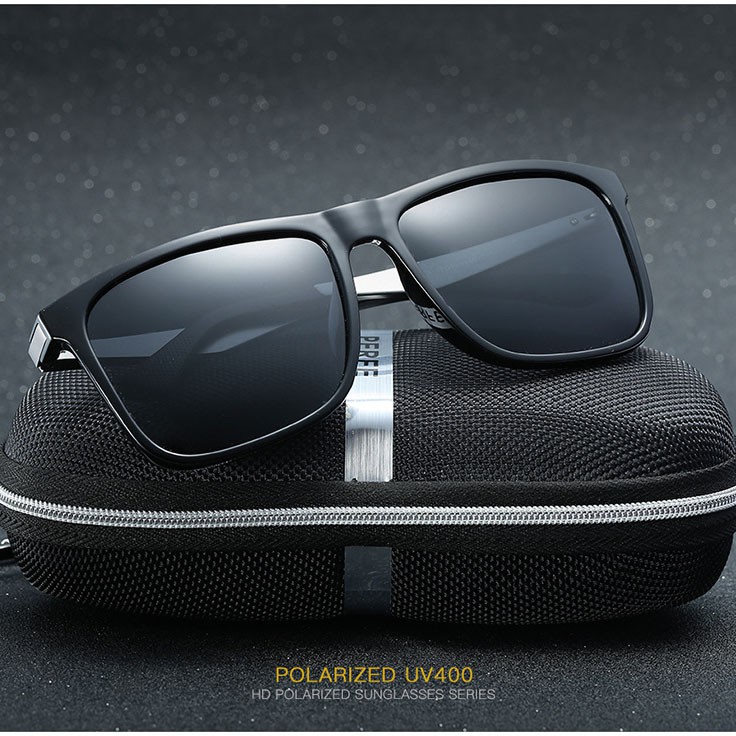 Kính Nam mắt vuông, kính phân cực Polarized Perfe P0040 | BigBuy360 - bigbuy360.vn