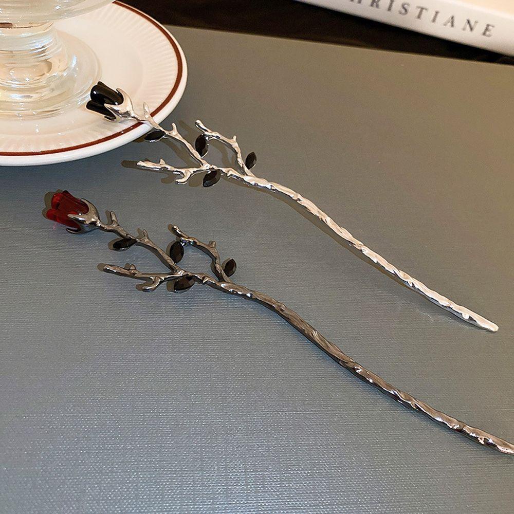 JARRED Trâm Cài Tóc Hình Hoa Hồng Phong Cách Trung Hoa Cổ Điển Cho Nữ