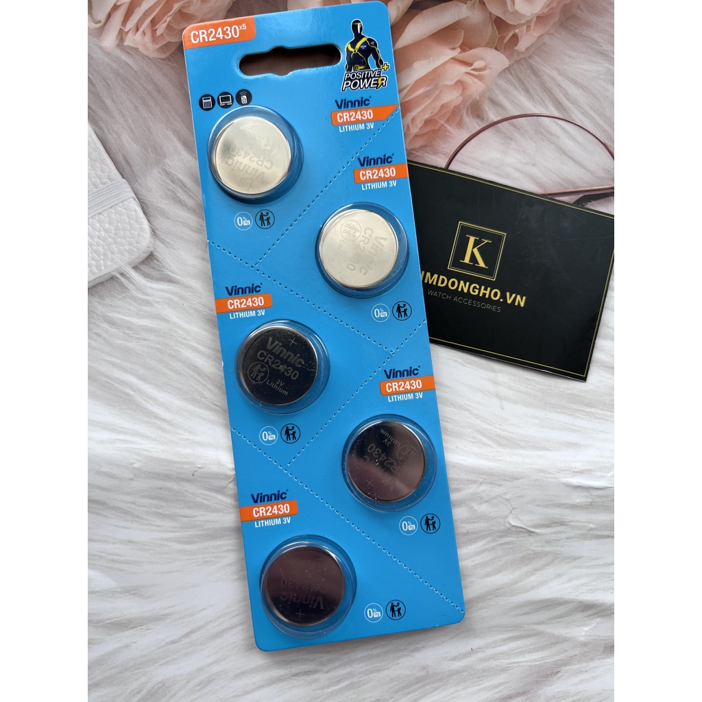 Viên Pin 2430 CR2430 Lithium 3v Hiệu Vinnic GIÁ CỰC RẺ