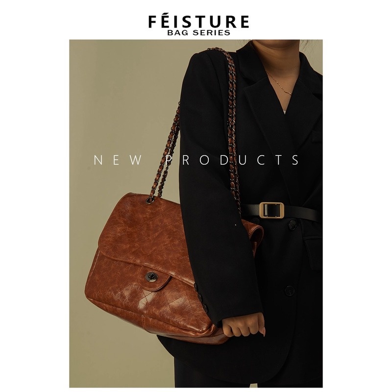 Túi đeo dưới cánh tay Hình Thoi Cỡ Lớn Phong Cách retro Thời Trang Mới 2022 Cho Nữ GYLXB358