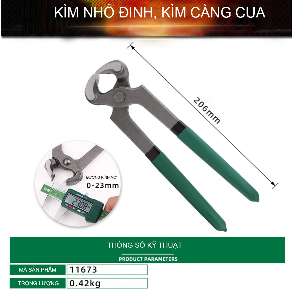 Kềm nhổ đinh, kìm càng cua, kìm cắt đinh TUOSEN