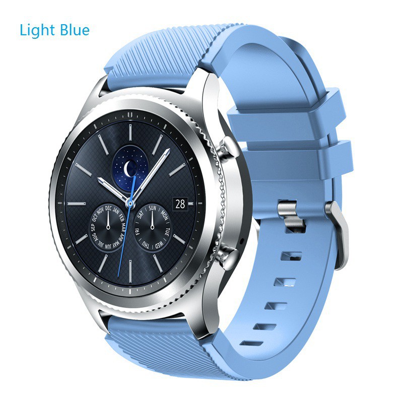 22mm width Dây đeo Silicon thay thế cho đồng hồ thông minh Galaxy Watch 46mm/Gear S3 Classic/S3 Frontier