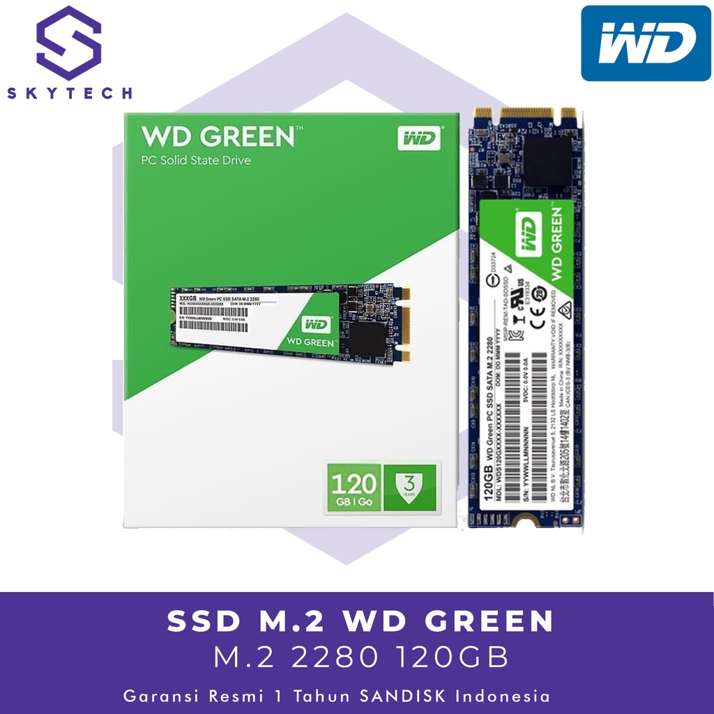 Thẻ Nhớ Ssd 120gb M2 Wd Chất Lượng Cao